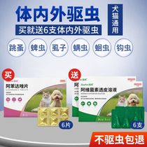 Nourishing the kitty body insect repellent inside and outside the dog puppies to remove the roundworm teddy pet to beat the insect repellent