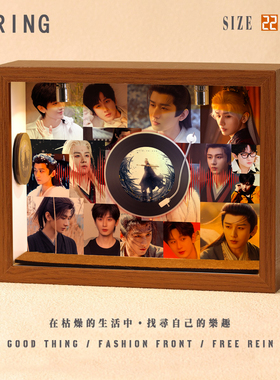 成毅周边音乐专辑相框创意桌面礼物造景摆件生日礼品送男生女生