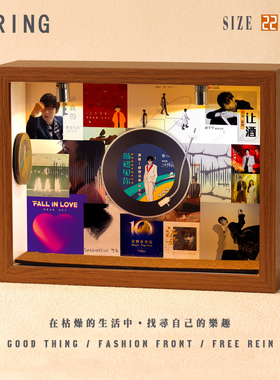 刘宇宁周边音乐专辑相框创意桌面礼物造景摆件生日礼品送男生女生