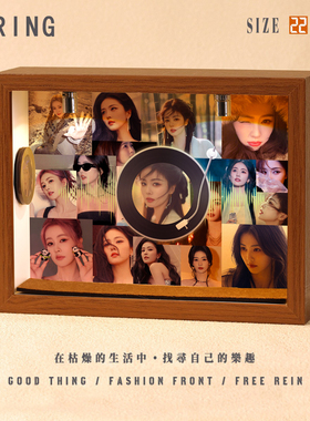 白鹿周边音乐专辑相框创意桌面礼物造景摆件生日礼品送男生女生