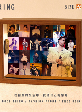 李宇春周边音乐专辑相框创意桌面礼物造景摆件生日礼品送男生女生