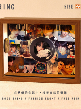 王橹杰周边diy相框小屋想念创意造景摆件装饰小礼物微缩专辑生日