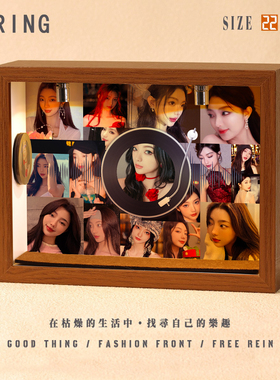李紫婷周边音乐专辑相框创意桌面礼物造景摆件生日礼品送男生女生