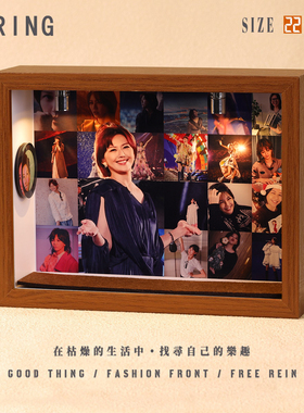 孙燕姿周边diy相框小屋想念创意造景摆件装饰小礼物微缩专辑生日