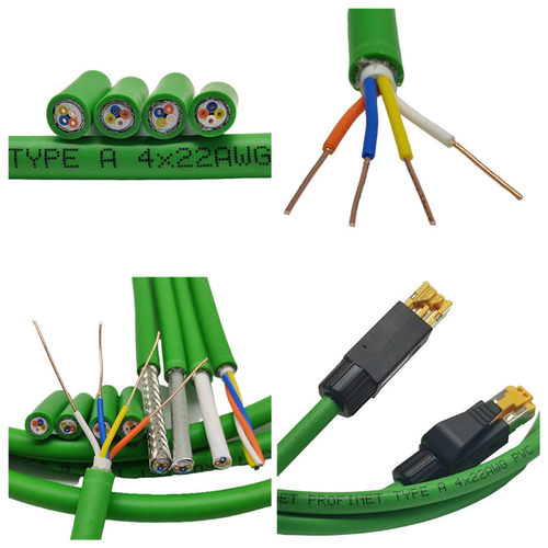 工业ethercat Profinet typ a以太网2x2x22AWG0.64mm通讯四芯网线 - 图2