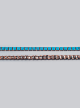 纯铜红铜蓝松石磁性女款手链复古个性时尚首饰节日礼物