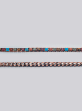 纯铜红铜彩色蓝松石磁性女款手链复古个性时尚节日礼物