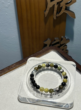 夏天森系绿意手串男女款