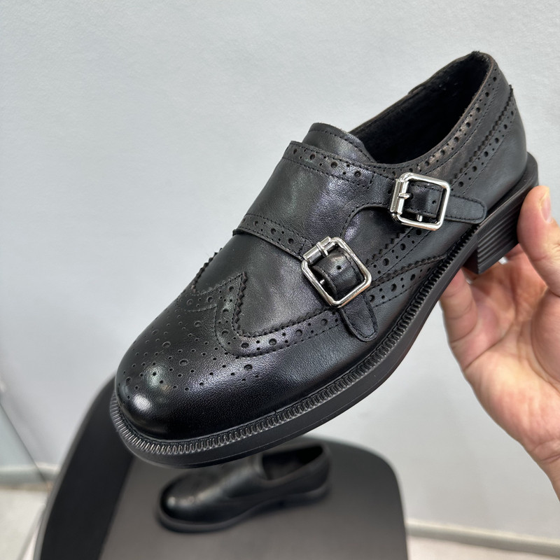 英伦风复古小皮鞋春秋时尚皮带扣真皮懒人鞋单鞋黑色百搭一脚蹬,淘宝优惠券,粉丝福利购,淘宝优惠卷