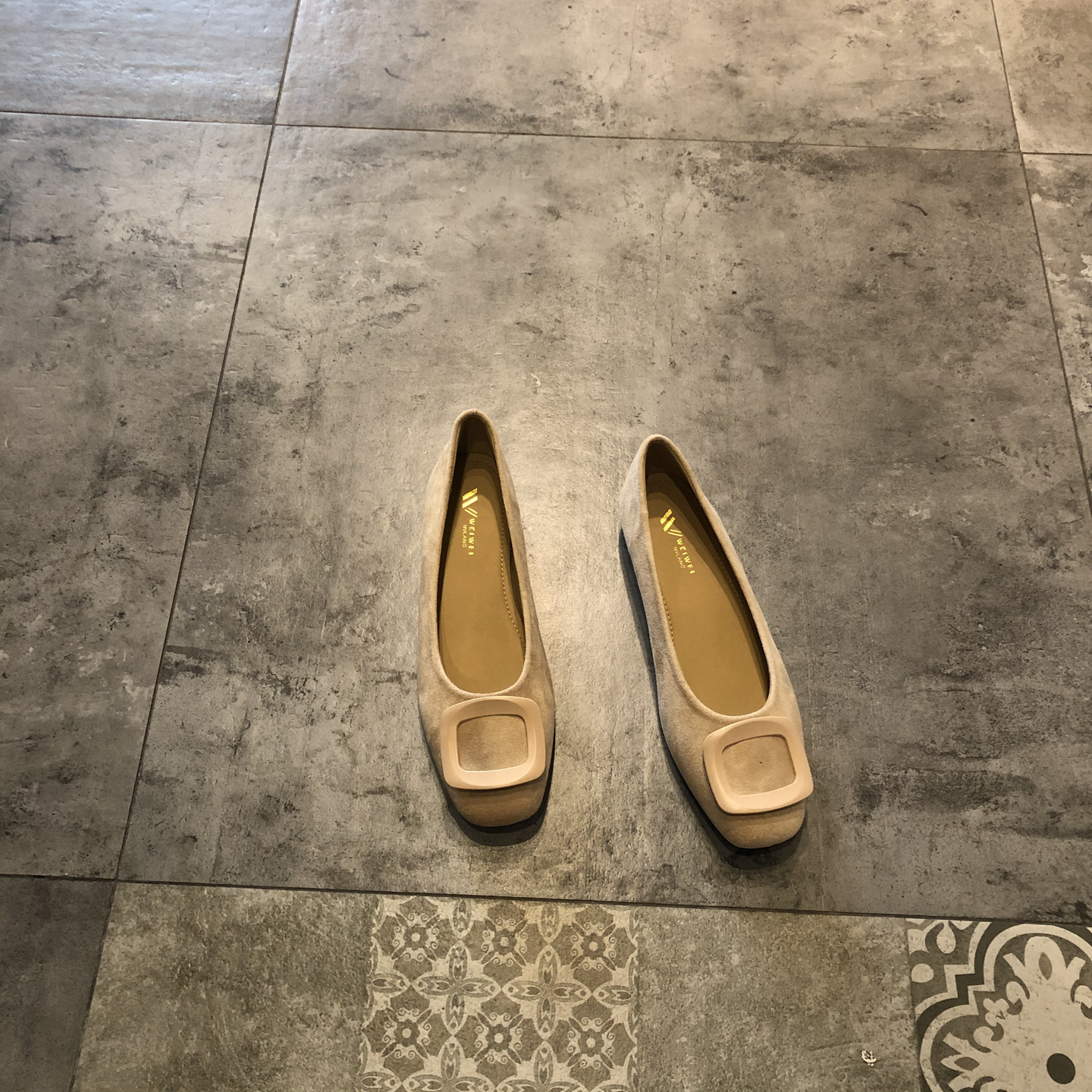 2026年春季新款法式复古方头浅口单鞋女平底方扣芭蕾舞鞋通勤百搭,淘宝优惠券,粉丝福利购,淘宝优惠卷