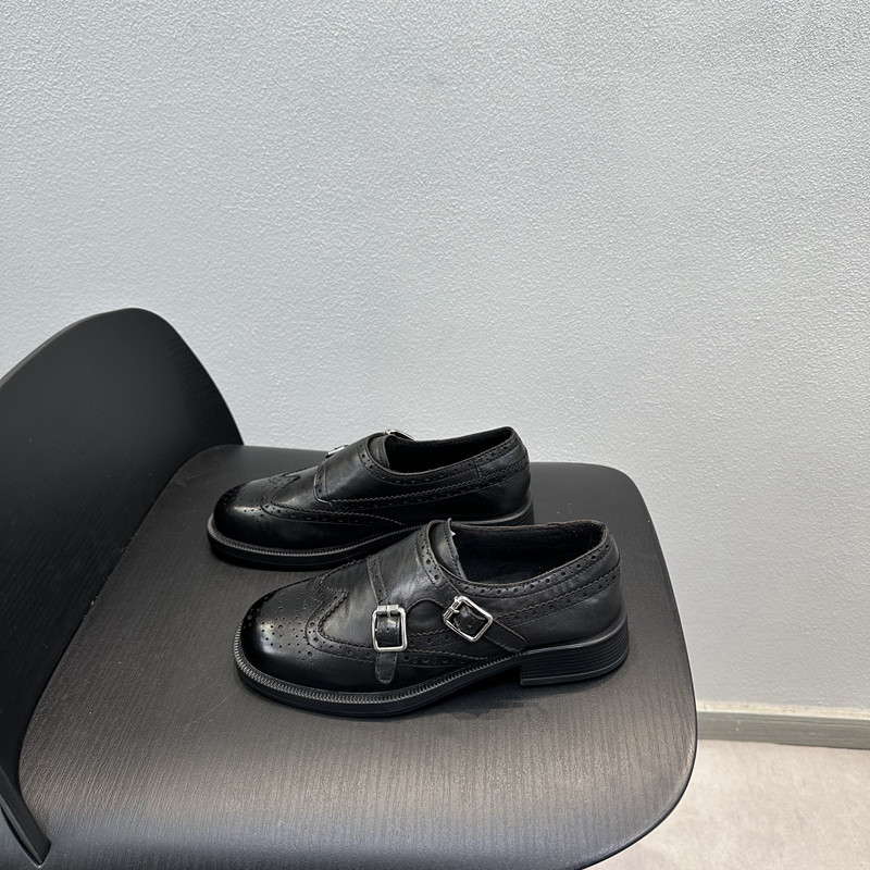 英伦风复古小皮鞋春秋时尚皮带扣真皮懒人鞋单鞋黑色百搭一脚蹬,淘宝优惠券,粉丝福利购,淘宝优惠卷