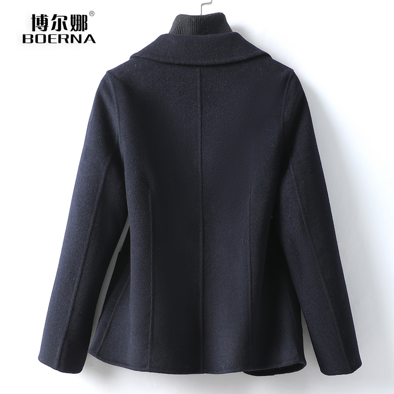 小西装女外套短款修身气质小个子双面呢2025秋冬新款显瘦毛呢西服,淘宝优惠券,粉丝福利购,淘宝优惠卷