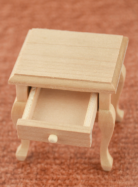 手工制作床头柜模型摆件娃娃屋