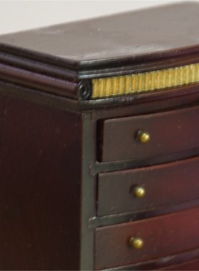 迷你袖珍家具欧式风储物柜娃娃屋