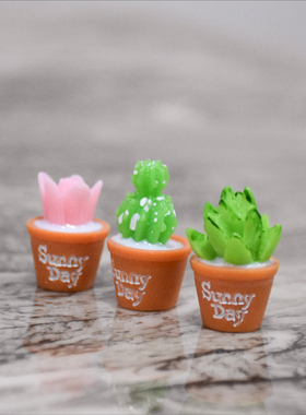 仿真仙人球多肉植物摆件家具模型