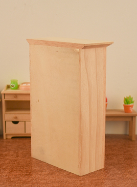 微缩木制家具立柜模型摆件娃娃屋