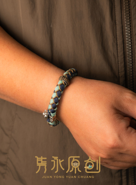 2026原创马年本命S925银逆鳞手链