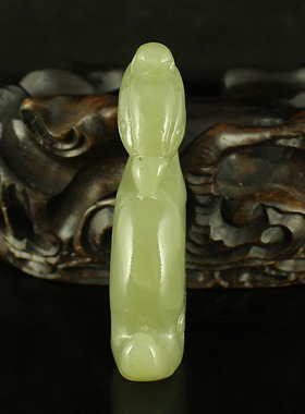 精工雕刻把件新疆和田玉一口价