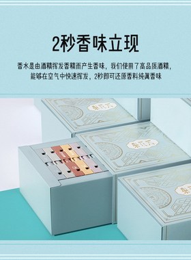 母亲护士节礼物梨花城香水礼盒学生清新持久淡香水高级女2ml*9支