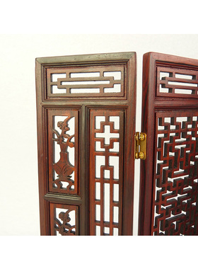 红木复古明清木雕微型装饰摆件