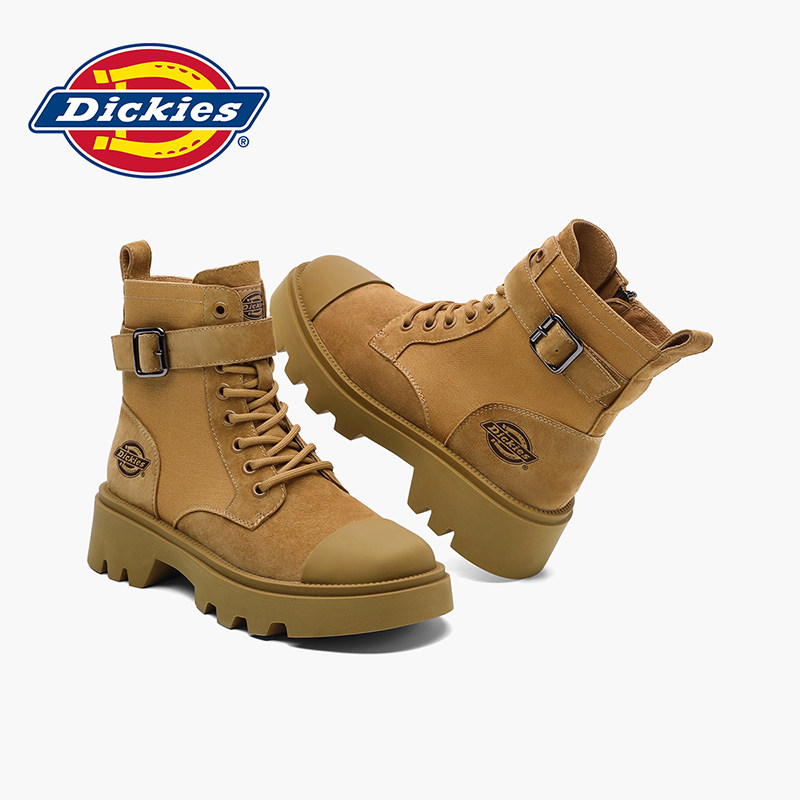 Dickies马丁靴女款2024新款冬季女靴户外登山短靴女款工装靴子女,淘宝优惠券,粉丝福利购,淘宝优惠卷