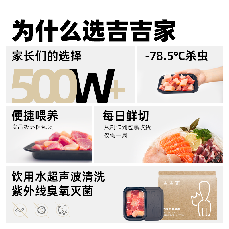 宠物生骨肉猫咪狗狗专用鲜肉新鲜缅因猫新西兰牛肉小米龙银蕨草饲 - 图3