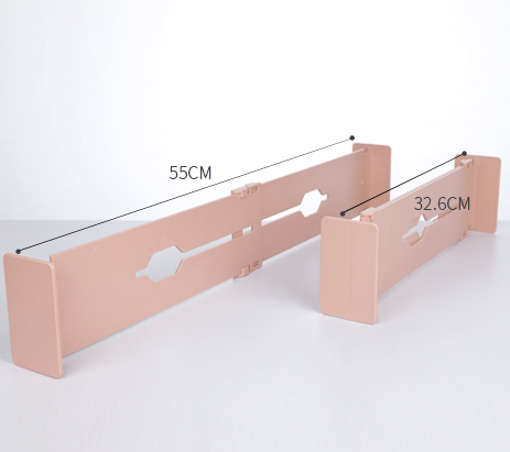 自由伸缩抽屉整理隔板调节衣柜分隔板衣物分类收纳分割中间挡板2