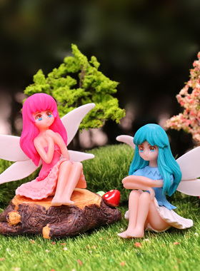 精灵仙子少女手办女孩人偶小摆件