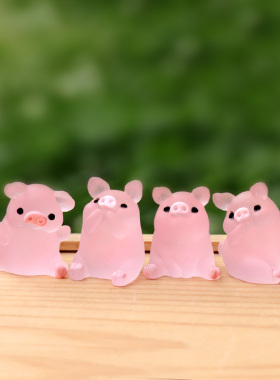 树脂夜光可爱送礼卡通盲盒摆件