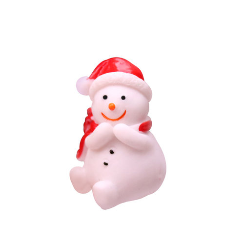 圣诞节雪景造景diy装饰材料圣诞老人雪人圣诞树麋鹿微景观小摆件 - 图3