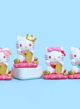 可爱新品凯蒂猫盲盒手办模型KT猫