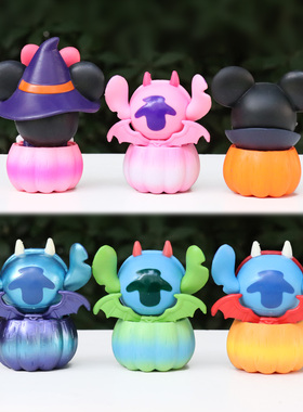 米奇米妮万圣节南瓜系列潮玩盲盒