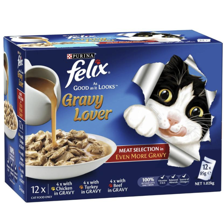 澳洲直邮 Purina 普瑞纳 Felix Doubly Delicious 猫粮 12小包1盒,淘宝优惠券,粉丝福利购,淘宝优惠卷