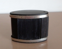 Collection of antique clocks: American Wclock curtain style folding travel alarm clock 50s