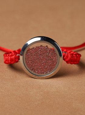 钛钢天干地支吊坠嘎乌盒diy空盒