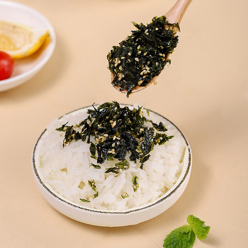 盈轩无添加芝麻炒海苔拌饭海苔碎零食拌饭海苔辣味肉孜然味商用 - 图0