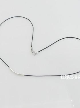 纯银项链925细蜡绳百搭秀气项链