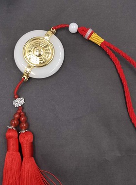 平安扣165数字车挂吊坠玉石