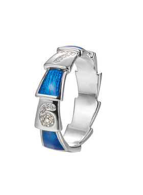 纯银能量数字戒指定制定做定做