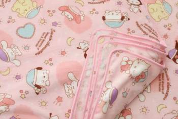 Girly Heart Cute Melody Little Devil Flannel Air Condition Blanket Single Pillowcase Student Dormitory Winter Velvet Sheet