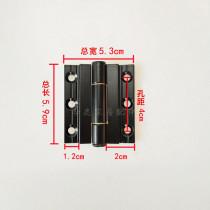 Toilet folding door hinge without lower rail push-pull hinge arched without lower rail sliding door folding door hinge