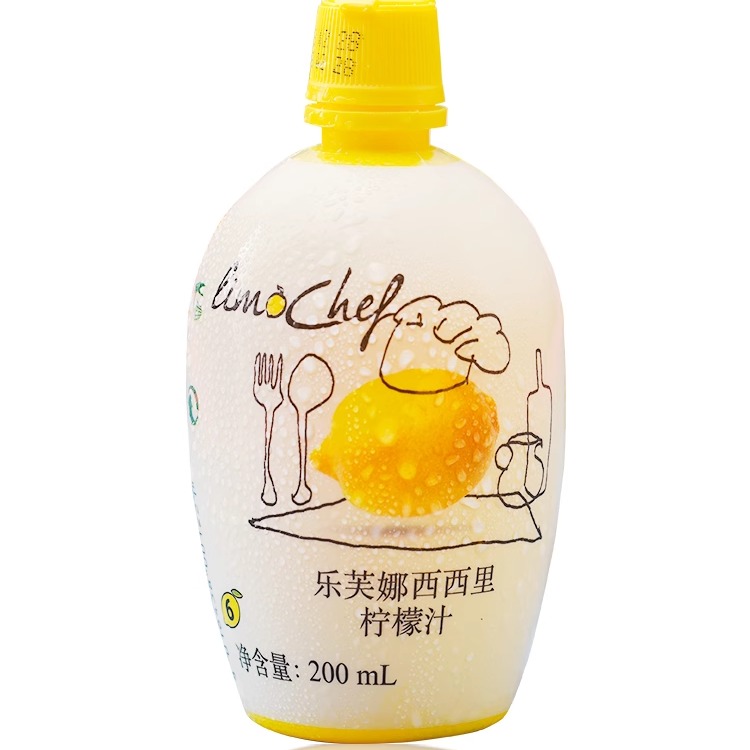 乐芙娜西西里柠檬汁200ml 黄柠檬进口浓缩原汁戚风蛋糕烘焙原料 - 图3