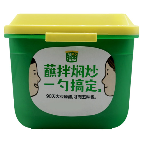 欣和葱伴侣6月香豆瓣酱800g*2 大豆黄豆酱拌面酱原酿食炒菜炸酱面 - 图1
