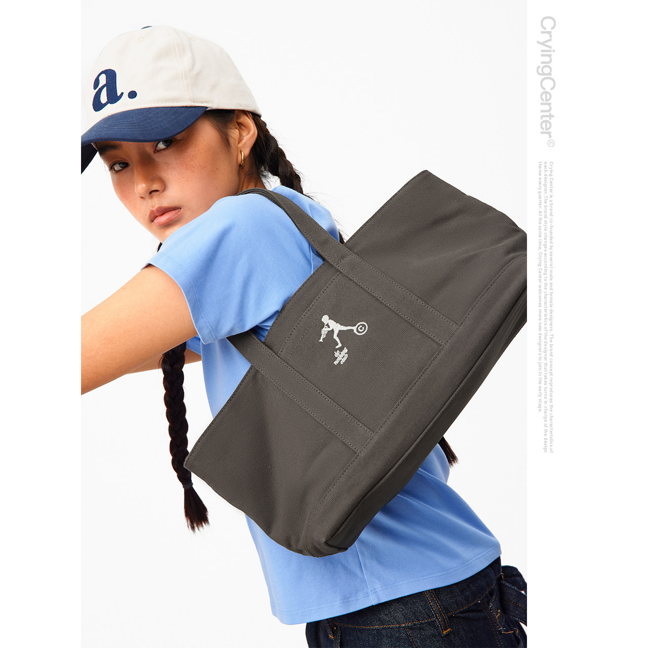 CryingCenter DoNothingClub 分层通勤迷你托特小包 哭喊中心,淘宝优惠券,粉丝福利购,淘宝优惠卷