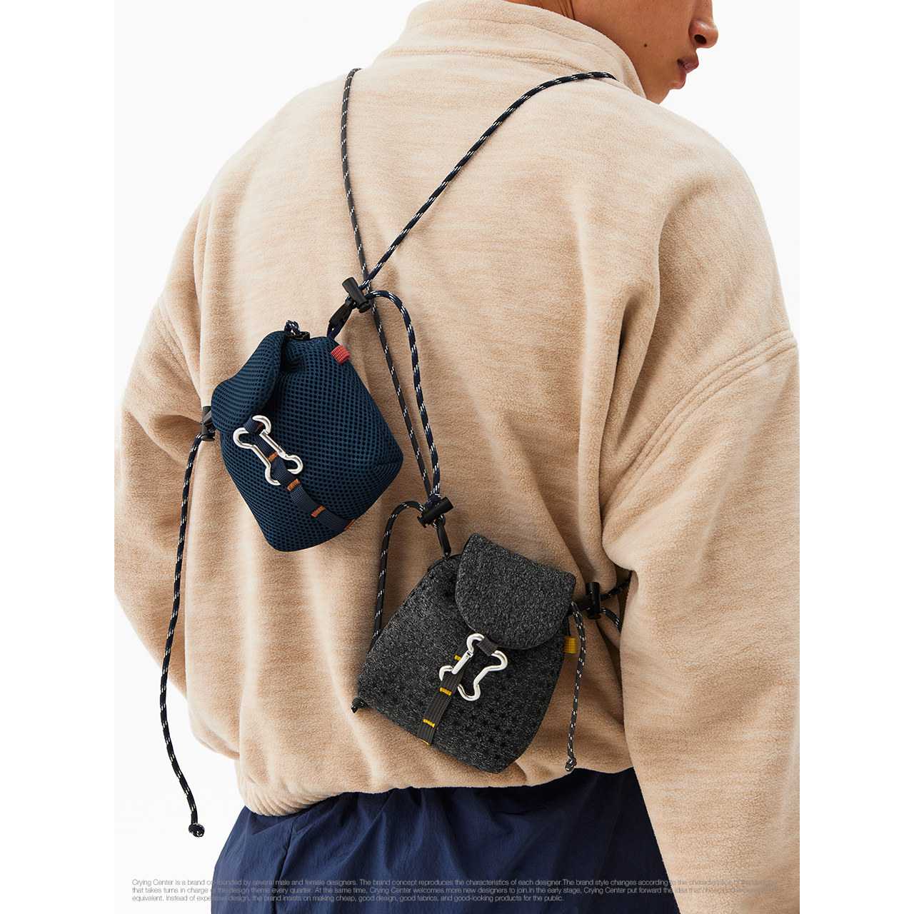 CryingCenter 轻便通勤单肩斜挎迷你随身小包 哭喊中心,淘宝优惠券,粉丝福利购,淘宝优惠卷