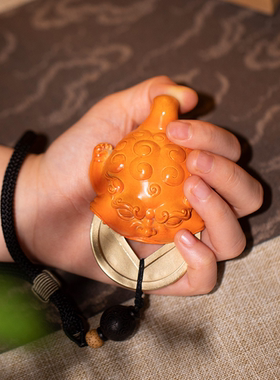 朱炳仁铜 手握大钱三足金蟾手把件创意挂件招财摆件创意礼品工艺