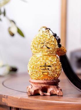 朱炳仁铜 福禄大吉花丝葫芦摆件铜葫芦中式家居新居乔迁送礼品