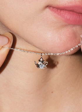 许愿系列法式复古小茶壶项链