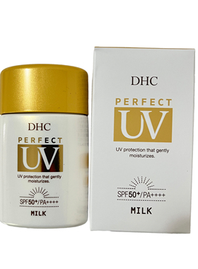 现货 日本专柜DHC 金致焕彩倍护防晒乳SPF50+ 防水保湿紧致小金帽