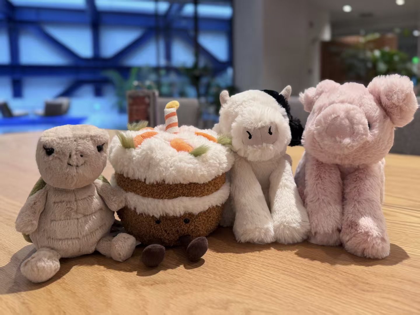 jellycat春季新品拉祖利亚彩虹兔三叶草玉米胡萝卜蛋糕毛绒玩具,淘宝优惠券,粉丝福利购,淘宝优惠卷